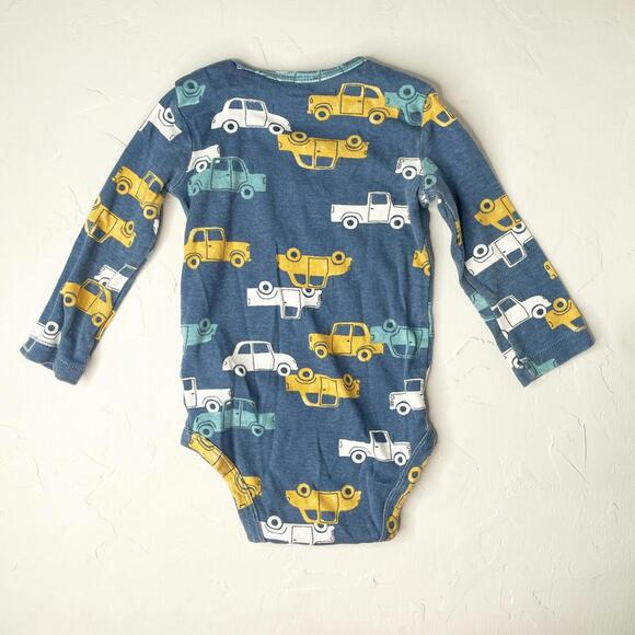 Carter's Baby Bodysuit with Colorful Car Print - 12 Months - Picture 3 of 3